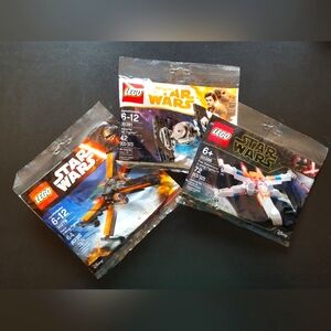 LEGO Star Wars 3-pack from The Force Awakens, Solo, and The Rise of Skywalker